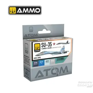 AMMO MIG 20902 ATOM - SU-35 Flanker-E Kleuren - Acryl Set 4x20ml Verf ...Vendu parbol