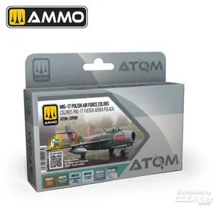 AMMO MIG 20908 ATOM - MIG-17 Poolse Luchtmacht Kleuren - Acryl Set 6x2...Vendu parbol