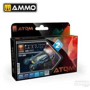 AMMO MIG 20805 ATOM - Gravity Set 2 - Blauwe Kleuren - Acryl Set 6x20m...Vendu parbol