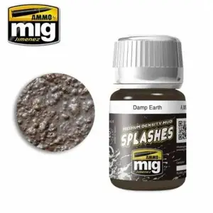 Damp Earth Enamel Splash And Medium Mud Texture