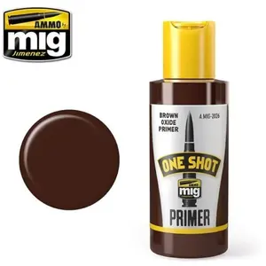 One Shot Primer Mig Jimenez A.Mig-2026 Brown Oxide-Mig Jimenez