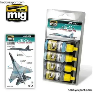 Mig - Su-35 Flanker-e Colors (Mig7219) - modelbouwsets, hobbybouwspeel...Vendu parbol