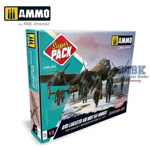 Mig - Super Pack Avro Lancaster Raf Bombers Solution Set (8/22) * - Mig7814 - modelbouwsets, hobbybouwspeelgoed voor kinderen, modelverf en accessoires