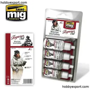 AMMO MIG 7020 Winter Uniforms - Acryl Set Verf setVendu parbol