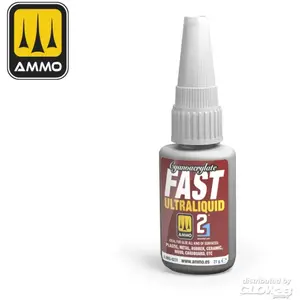 AMMO MIG 8231 Cyanocrylaat Snel Ultraliquid voor Plastic, Metaal, Hout en Resin - 21gr Lijm pas cher
