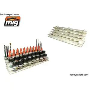 AMMO MIG Modelbouwdecoratie - MIG 8001 Workbench Organizer Verfrek pas cher