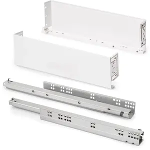 Emuca Tiroir Extérieur Simplex 25kg 122x490 Mm pas cher