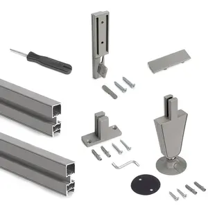 Comparateur de prix : E m u c a (2 Profilés de 2,115 mm, 2 profilés de 210 mm, 2 niveleUniters, 2 raccords profilés, 2 fixations