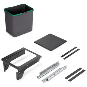 Emuca Poubelle De Recyclage Automatique Latérale 35l pas cher