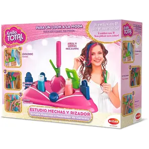 Bizak Jouet Estilo Studio de mèches avec fer à friser - 126907Vendu parkidinn
