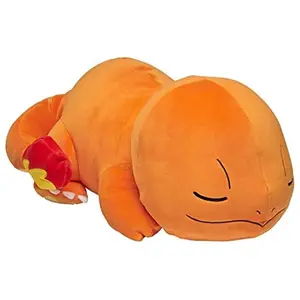 Bizak Charmander Sleep - Pokémon Pluche Knuffel 50 cm pas cher