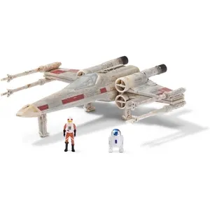 Bizak Star Wars 62610015 Micro Galaxy Squadron Vaisseau X-Wing, comprend 2 figurines
