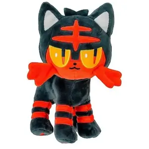 Bizak Pokemon 63223075 Peluche officielle Litten 21 cm pas cher