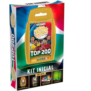 Bizak Futbol Mundial Top 200 Jeu De Cartes Kit De Démarrage pas cher