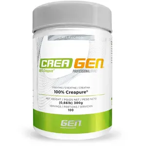 Gen Poudre De Créatine Creagen 100% Creapure Sans Saveur 300g pas cher