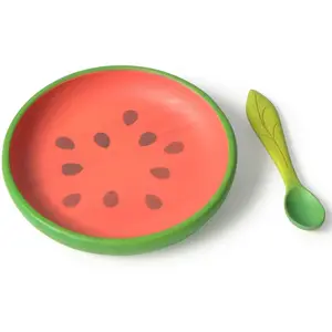 Oli & Carol Wally The Watermelon-Kale Bowl Set pas cher