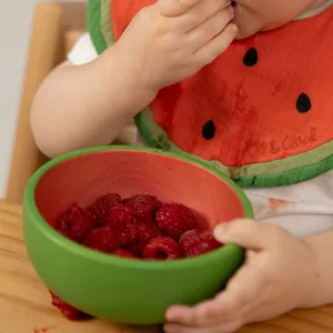 Set repas bébé bol et cuillère Wally la pastèque pas cher