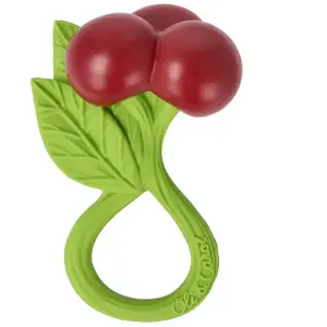 Hochet et anneau de dentition bébé cerise