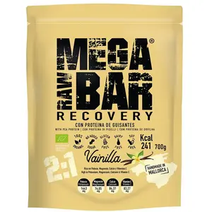 Megarawbar Barre énergétique Recovery Vanille 700g pas cher