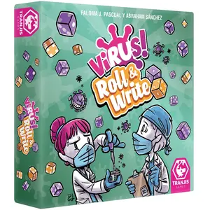 Tranjis Games Jeu De Société Virus Roll & Write pas cher