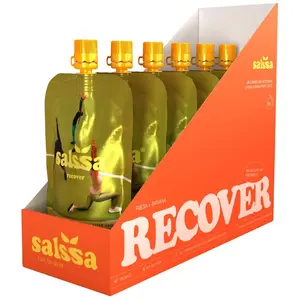 Salssa Boîte De Boisson Énergétique Monodose Recover Fraise Et Banane ... pas cher