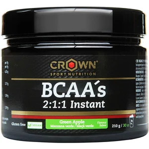 Crown Sport Nutrition Poudre Bcaas Instant Pomme Verte 210g pas cher