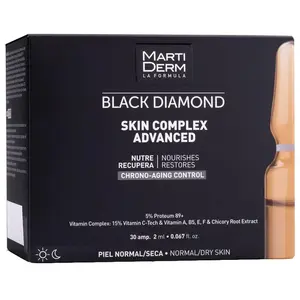 Martiderm Black Diamond Anti-rides Peau sèche/normale 30 ampoules de 2 ml pas cher