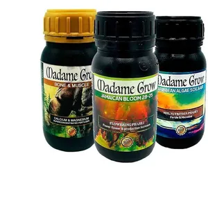MADAME GROW Kit de Super Engrais pour Plantes 420 - Engrais Organiques - Croissance, Floraison, Grossissement (MARTINICA, 3X250 mm) pas cher