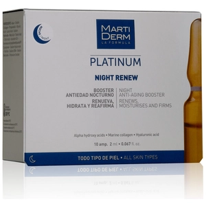 MartiDerm Platinum Night Renew 10 ampoules pas cher