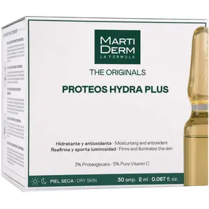 MARTIDERM Proteos Hydra Plus 30 ampoules, marron, aromatique, 60 ml pas cher