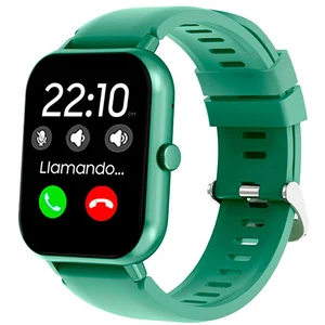 Smartwatch Cool Forest Silicone Vert (Appels, Santé, Sport) pas cher