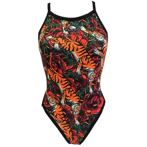 Turbo Maillot De Bain Tiger Roses Revolution pas cher