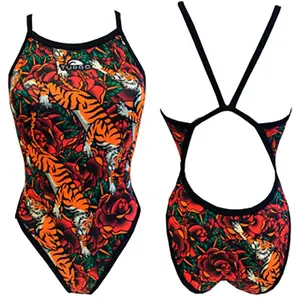 Turbo Maillot De Bain Tiger Roses Revolution pas cher