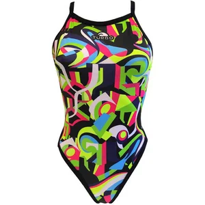Turbo Geo Abstract Zwemkleding Veelkleurig L Vrouw pas cher