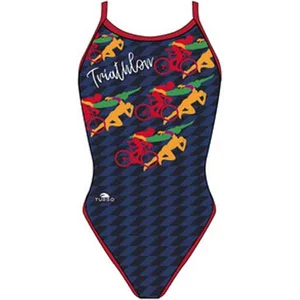 Turbo Triathlon Race Revolution Zwemkleding Blauw S Vrouw pas cher