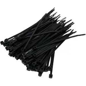 Attaches de câble en nylon - ARTEIN - Lot de 100 colliers de serrage 2,6 x 200 mm - Noir pas cher