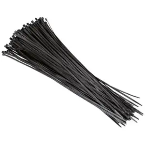 Attaches de câble - ARTEIN - Lot de 100 - Nylon - Noir - Collier à bande perforée - Simple pas cher