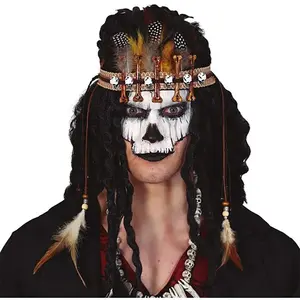 Fiestas Guirca - Voodoo veren hoofdband - Halloween - Halloween access...Vendu parbol