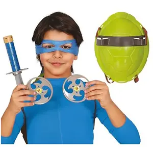 Guirca Set Tortue Combattante Ninja - Tortues Ninja - Enfant - Bleu - 3 ans - Intérieur pas cher