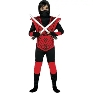 Melon Fiestas Guirca - Kostuum Ninja rood 5-6 jaarVendu parbol