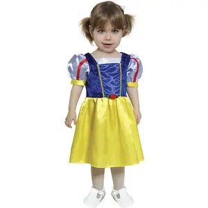 Fiestas Guirca Prinsessen verkleed jurk/kostuum - blauw - voor meisjes - prinses - sneeuwprinses 110/116Vendu parbol