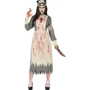 Déguisement Dead Nurse Ensanglanté Femme - Halloween - Taille Unique pas cher