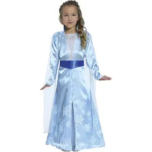 Fiestas Guirca Verkleedjurk Ijsprinses Meisjes Blauw Mt 5-6 JaarVendu parbol