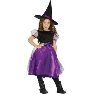 Fiestas Guirca Verkleedpak Heks Junior Polyester Paars Mt 10-12 JaarVendu parbol