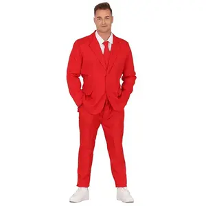 Costume drôle - Guirca - Rouge vif - Inclus cravate et pantalon - Pour... pas cher