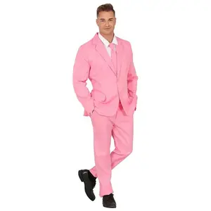 Costume drôle - Guirca - Rose tendre - Inclus cravate et pantalon - Po... pas cher