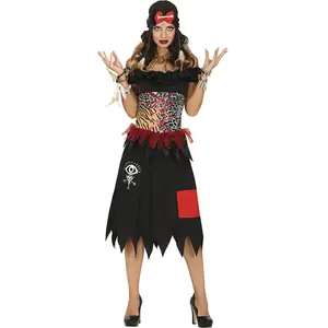 Fiestas Guirca - Dames jurk voodoo - maat LVendu parbol