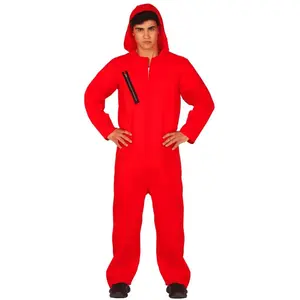 Fiestas Guirca Costume Maison en Papier Costume Rouge à Capuche Femme pas cher