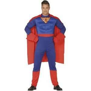 Fiestas Guirca Kostuum Gespierde Super hero (met cape) - maat M (48-50) pas cher