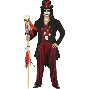 Fiestas Guirca Verkleedpak Voodoo Heren Polyester Rood Maat MVendu parbol